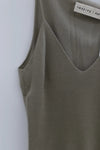 SWAYING V-neck knitted camisole series SW-SW22AW1T03-LV Green PS63